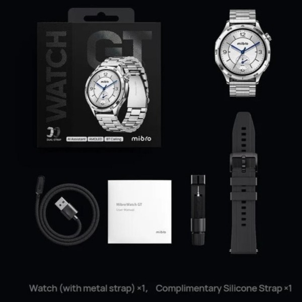 Фото - Смарт-часы Mibro GT Silver (XPAW026S)