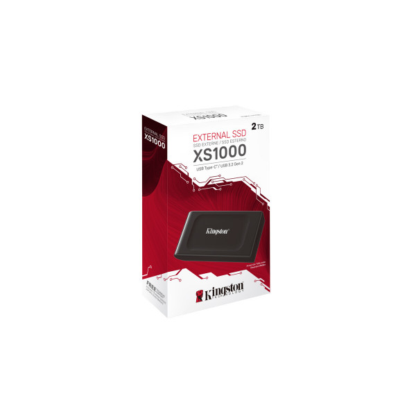 Фото - SSD-накопичувач зовнішній Kingston XS1000 Portable SSD 2000GB USB 3.2 Gen 2 (SXS1000/2000G)