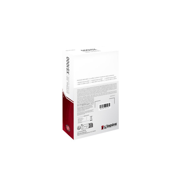 Фото - SSD-накопичувач зовнішній Kingston XS1000 Portable SSD 2000GB USB 3.2 Gen 2 (SXS1000/2000G)