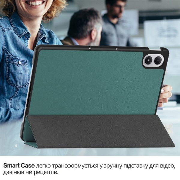 Фото - Чохол для планшету BeCover Smart Case for Xiaomi Redmi Pad 2 Pro 12.1" Dark Green (714628)