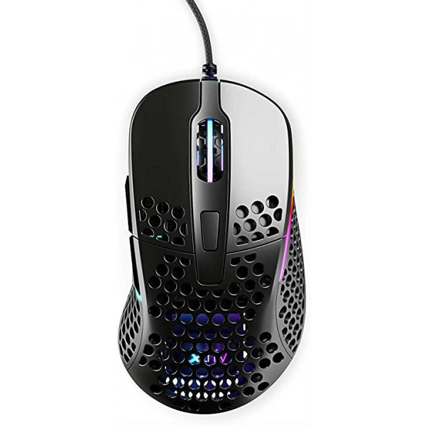 Фото - Миша дротова ігрова Xtrfy M4 RGB Black (XG-M4-RGB-BLACK)