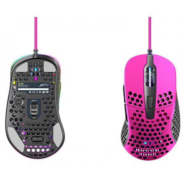 Фото - Мышь проводная игровая Xtrfy M4 RGB, Pink (XG-M4-RGB-PINK)