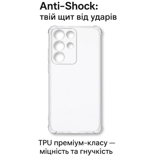 Фото - Чехол для смартфона BeCover Anti-Shock for Realme C85 5G Clear (715065)