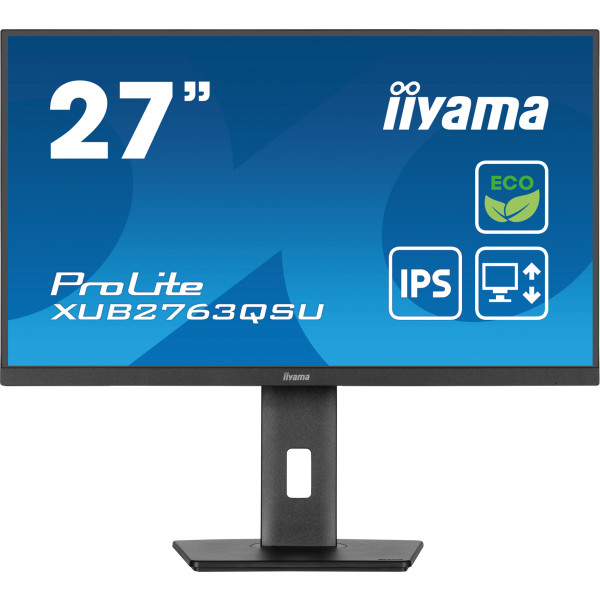 Фото - Монітор IIYAMA XUB2763QSU-B1