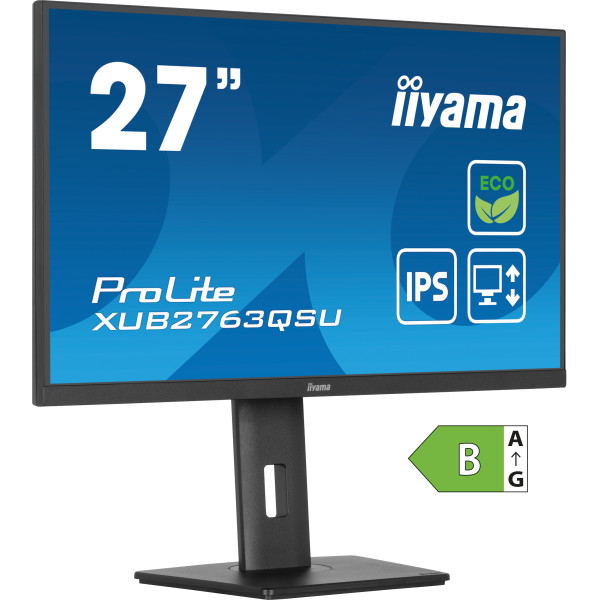 Фото - Монітор IIYAMA XUB2763QSU-B1