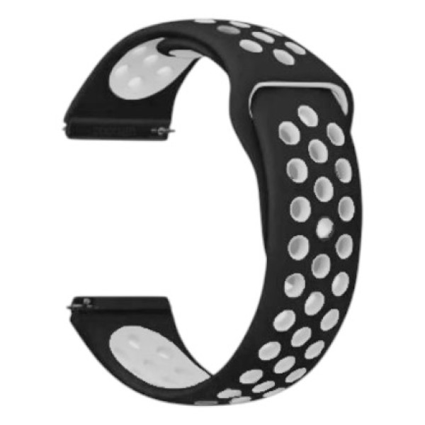 Фото - Ремінець для смарт-годинника BeCover for Samsung Galaxy Watch 46mm / Watch 3 45mm / Gear S3 Classic / Gear S3 Frontier Black-White (707127) Фото - Ремінець для смарт-годинника BeCover for Samsung Galaxy Watch 46mm / Watch 3 45mm / Gear S3 Classic / Gear S3 Frontier Black-White (707127)