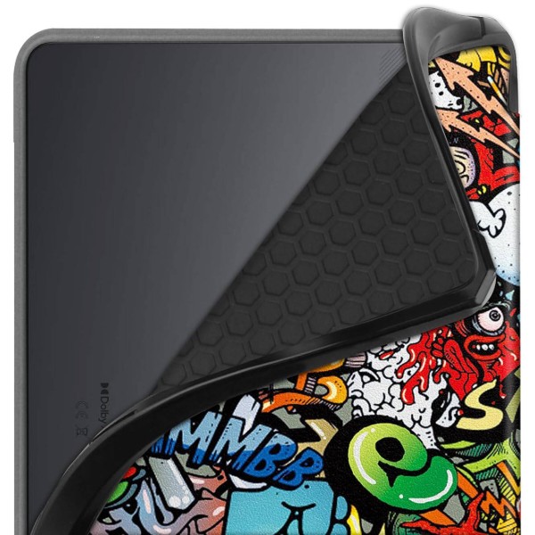 Фото - Чехол для планшета BeCover Flexible TPU Mate for Samsung Galaxy Tab S9 (SM-X710/SM-X716)/S9 FE (SM-X510/SM-X516B) 11.0" Graffiti (712534)