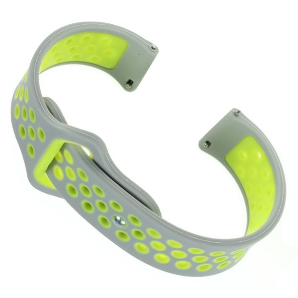 Фото - Ремешок для смарт-часов BeCover Vents Style Xiaomi Amazfit Bip 20mm,Lite/Bip S Lite/Bip 3/Bip 3 Pro/GTR 42mm/GTS/TicWatch S2/TicWatch E/GTS 3/GTS 2 mini Gray-Green (705708)
