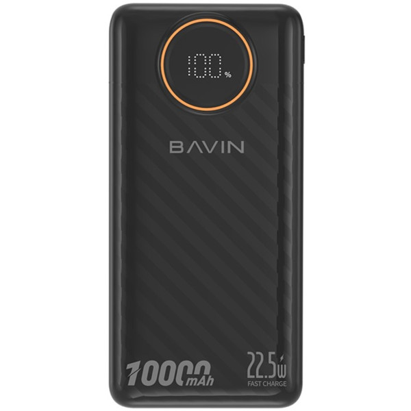 Фото - Батарея мобільна Bavin PC1152S 10000 mAh 22.5W Black (Y-PC1152S-BK)