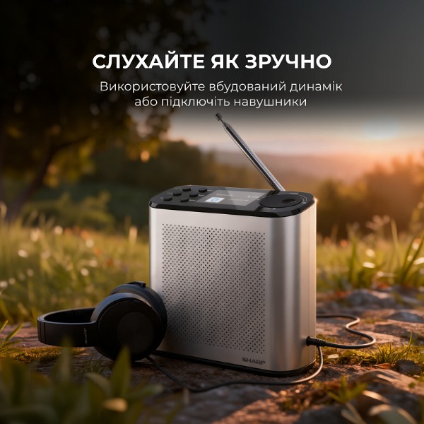 Фото - Радиоприемник Sharp DR-P530 (GY)