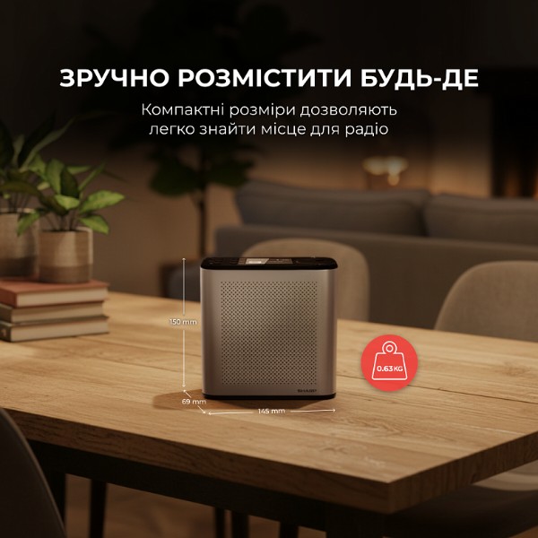 Фото - Радиоприемник Sharp DR-P530 (GY)