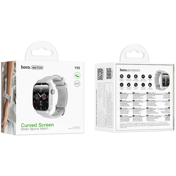 Фото - Смарт-часы HOCO Y33 51mm. 200 mAh Silver (6942007660822)