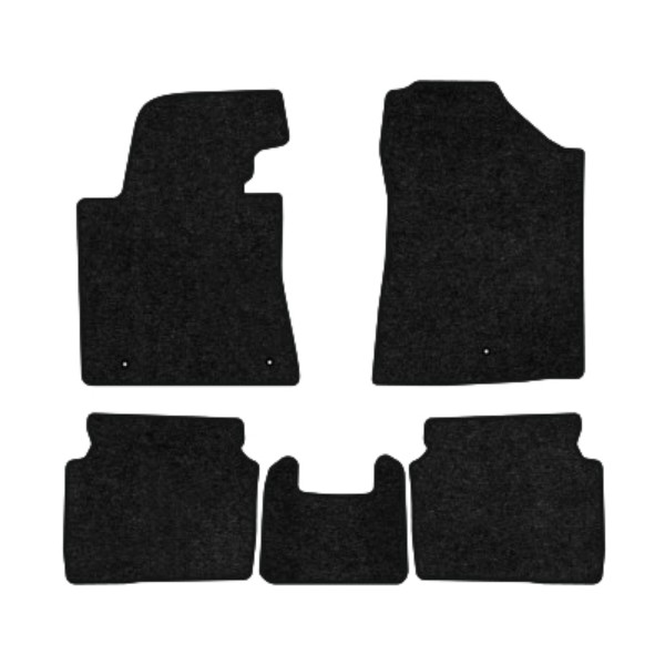 Фото - Килимки ворсові в салон авто EVAtech Standard для Hyundai Elantra GT (MD) (Floor Gas Pedal) 2010-2015 5 покоління Htb USA чорний кант HY42304CG5LA3VEB