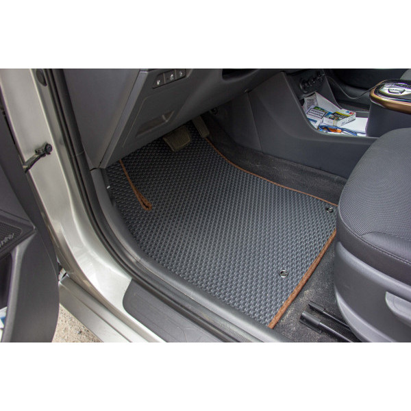 Фото - Килимки ворсові в салон авто EVAtech Premium для Hyundai Ioniq Hybrid 2016 1 покоління Htb Korea чорний кант HY43830A2LA3VPB