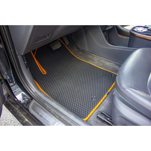 Фото - Килимки ворсові в салон авто EVAtech Premium для Hyundai Ioniq Hybrid 2016 1 покоління Htb Korea чорний кант HY43830A2LA3VPB
