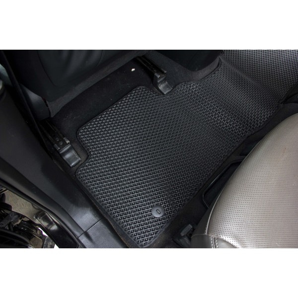 Фото - Коврики ворсовые в салон авто EVAtech Premium для Hyundai Grand Santa FE (NC) 6 seats 2012-2017 3 поколение SUV USA черный кант HY44366Z3KH5VPB