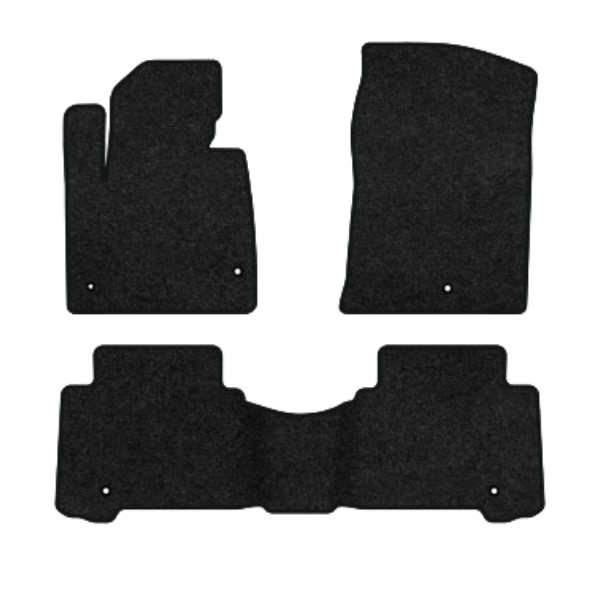 Фото - Коврики ворсовые в салон авто EVAtech Premium для Hyundai Grand Santa FE (NC) 6 seats 2012-2017 3 поколение SUV USA черный кант HY44366Z3KH5VPB