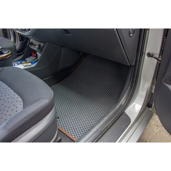 Фото - Килимки ворсові в салон авто EVAtech Premium для Hyundai Ioniq Hybrid 2016 1 покоління Htb Korea чорний кант HY43830A2LA3VPB