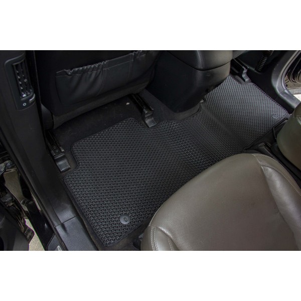 Фото - Коврики ворсовые в салон авто EVAtech Premium для Hyundai Grand Santa FE (NC) 6 seats 2012-2017 3 поколение SUV USA черный кант HY44366Z3KH5VPB