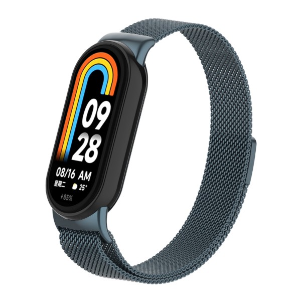 Фото - Ремешок для фитнес-браслета Armorstandart Milanese Magnetic for Xiaomi Smart Band 10/9/8 Titanium Grey (ARM86893)