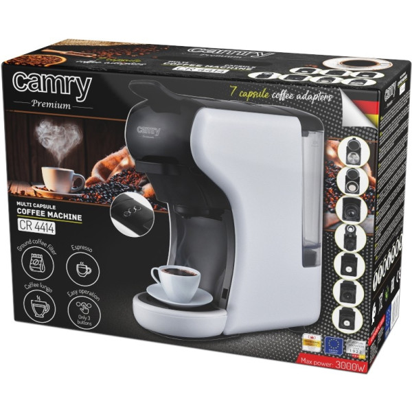Фото - Кавоварка капсульна Camry CR4414 White