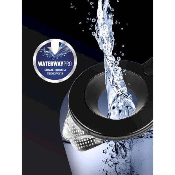 Фото - Електричний чайник Polaris PWK 17103CGL Water Way Pro Black
