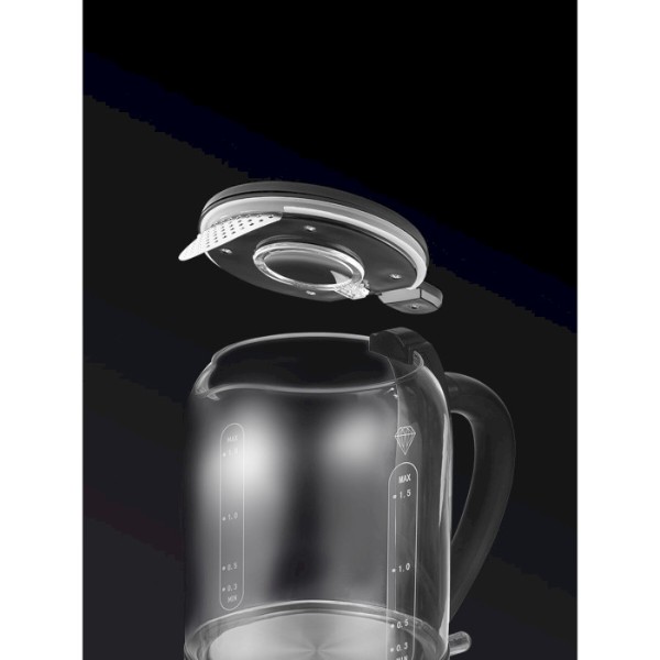 Фото - Електричний чайник Polaris PWK 17103CGL Water Way Pro Black