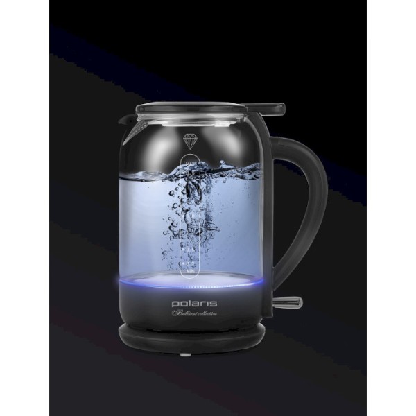 Фото - Електричний чайник Polaris PWK 17103CGL Water Way Pro Black