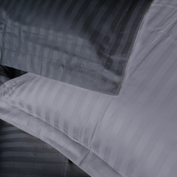 Фото - Комплект постільної білизни дитячий MirSon Satin Stripe 30-0021 + 30-0012 Yamindi 110х140 (2200005247549)