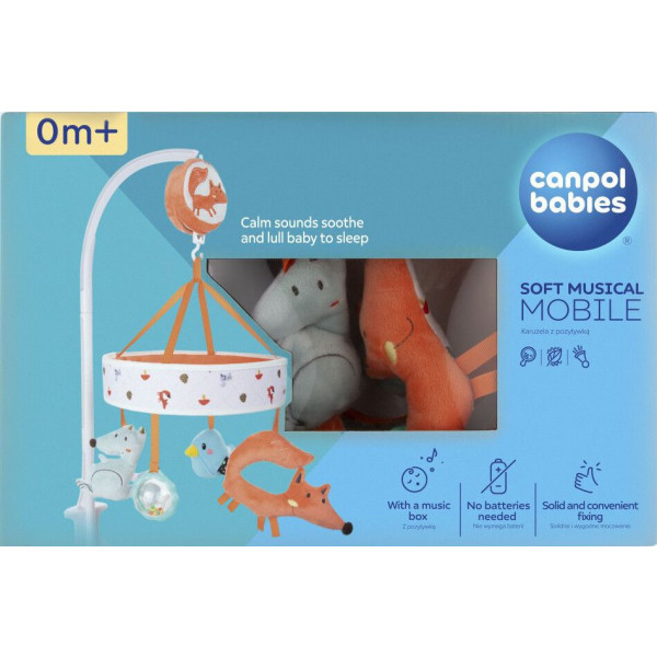 Фото - Мобиль музыкальный Canpol babies FOX (75/201)