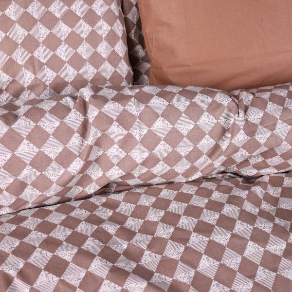 Фото - Комплект постільної білизни MirSon 175х210 см Ranforce Elite 17-0759 Cocoa Bliss (2200010936353)