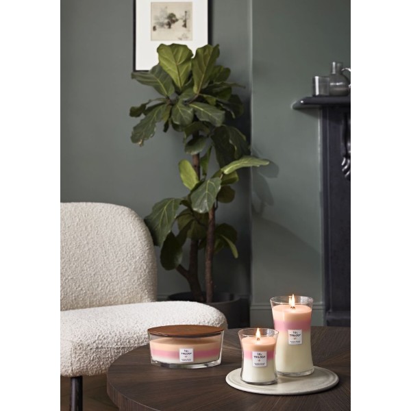Фото - Свеча стекло Woodwick Medium Trilogy Blooming Orchard (Цветущий фруктовый сад) 275г (1728626E)