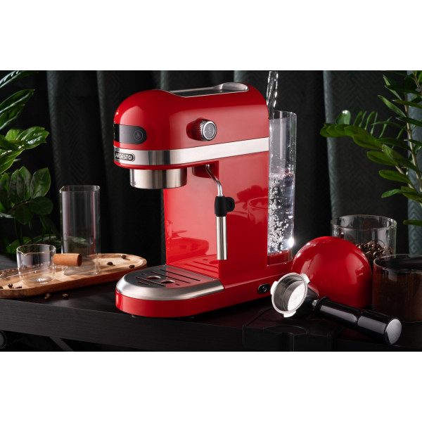 Фото - Кавоварка ріжкова Ardesto YCM-E1501 
Red