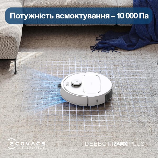 Фото - Робот-пилосос миючий Ecovacs N20E PLUS (YDLX11-3 WHITE)