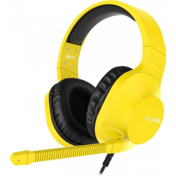 Фото - Гарнітура дротова ігрова Sades SA-721 Spirits Yellow (sa721yej) Фото - Гарнітура дротова ігрова Sades SA-721 Spirits Yellow (sa721yej)