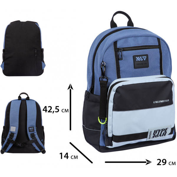 Фото - Рюкзак школьный YES Т-115M Hype (550339)