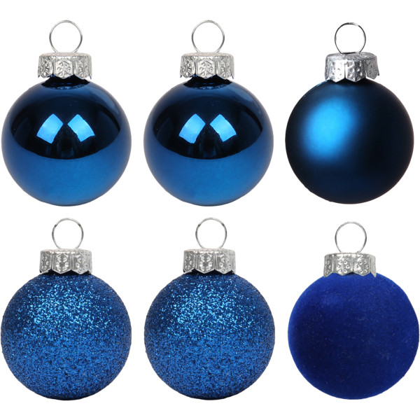 Фото - Набор ёлочных игрушек YES! Fun 8 см 6 шт. синий (975122) Фото - Набор ёлочных игрушек YES! Fun 8 см 6 шт. синий (975122)