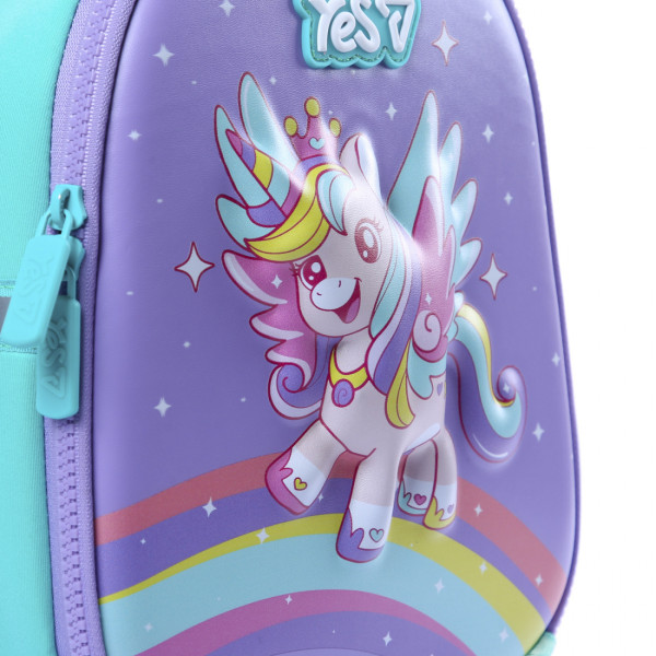Фото - Рюкзак школьный YES K-33XXS Happy Unicorn (550435)
