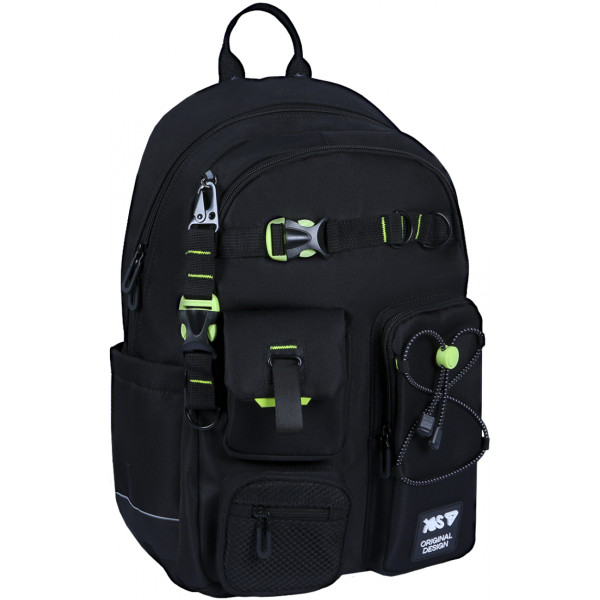 Фото - Рюкзак школьный YES TS-43L Just Black (550480)