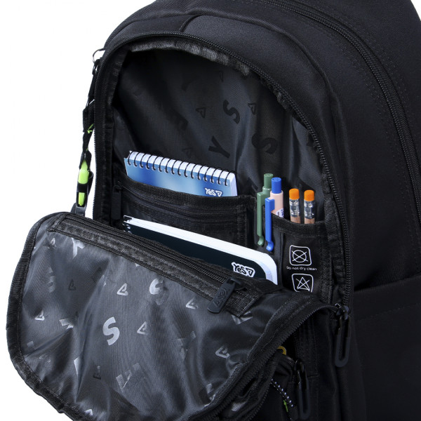 Фото - Рюкзак школьный YES TS-43L Just Black (550480)