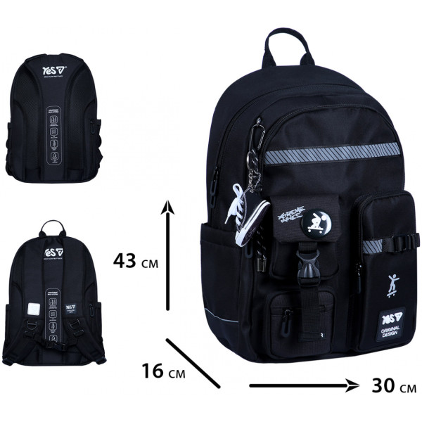 Фото - Рюкзак школьный YES TS-43L Xtreme Moves (550481)