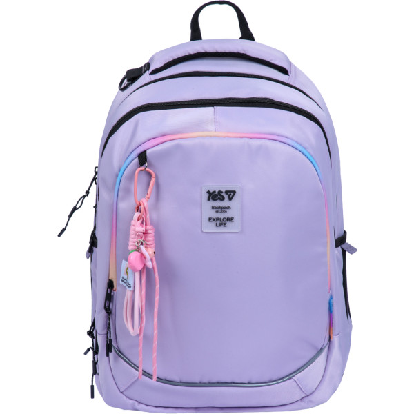 Фото - Рюкзак шкільний YES TS-59L Lilac (550407)
