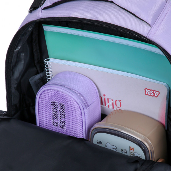 Фото - Рюкзак шкільний YES TS-59L Lilac (550407)