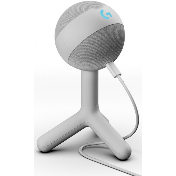 Фото - Микрофон для компьютера проводной Logitech G Yeti Orb RGB Gaming Mic with Lightsync Off-White (988-000558)