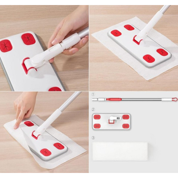 Фото - Швабра Yijie non-woven spray mop White (YS-01/FP-24)