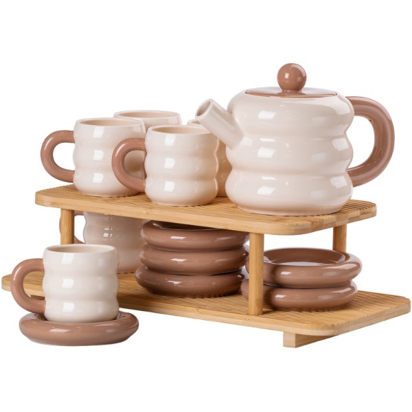 Фото - Сервиз чайный Yiwu Donut 6 пр. (HP-15-20)