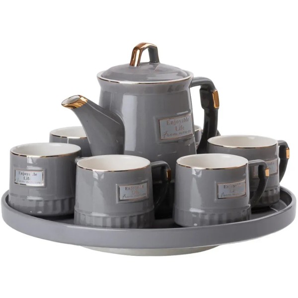 Фото - Сервиз чайный Yiwu Enjoyable Life 8 пр. (HP-15-5)