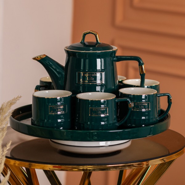 Фото - Сервиз чайный Yiwu Enjoyable Life 8 пр. (HP-15-6)