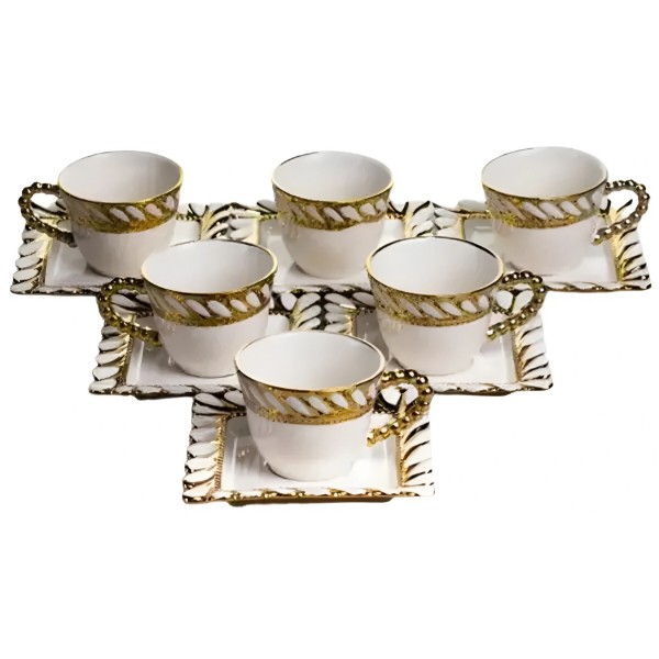 Фото - Набір чашок Yiwu Tiffany 6 шт. 250 мл (SX61)