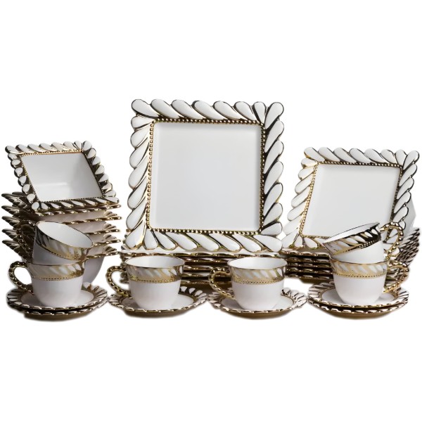 Фото - Столовий сервіз Yiwu Tiffany 24 пр. (XZ-24PCS)